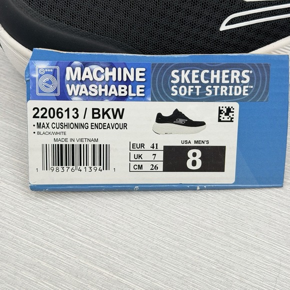 Skechers GO Run Men\'s 8 Sneakers Black Max Endeavor Comfort Walking 220613 main image 11
